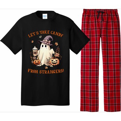 LetS Take Candy From Strangers Funny Halloween Pajama Set