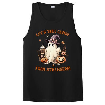 LetS Take Candy From Strangers Funny Halloween PosiCharge Competitor Tank