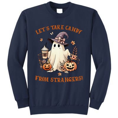 LetS Take Candy From Strangers Funny Halloween Sweatshirt