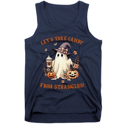 LetS Take Candy From Strangers Funny Halloween Tank Top