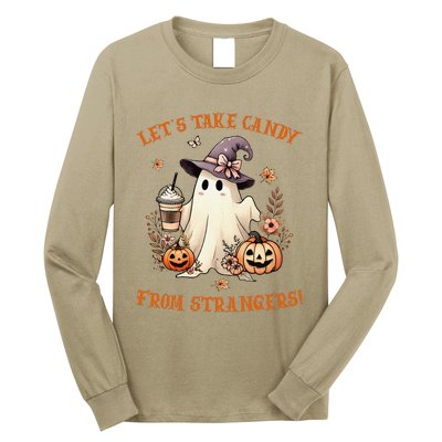 LetS Take Candy From Strangers Funny Halloween Long Sleeve Shirt