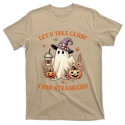 LetS Take Candy From Strangers Funny Halloween T-Shirt