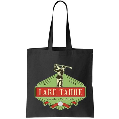 Lake Tahoe California Nevada Retro Vintage Golf Themed Bag
