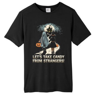 LetS Take Candy From Strangers Funny Halloween Tall Fusion ChromaSoft Performance T-Shirt