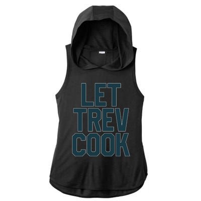 Let Trev Cook Ladies PosiCharge Tri-Blend Wicking Draft Hoodie Tank