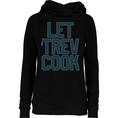 Let Trev Cook Womens Funnel Neck Pullover Hood