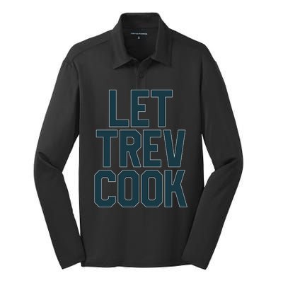 Let Trev Cook Silk Touch Performance Long Sleeve Polo