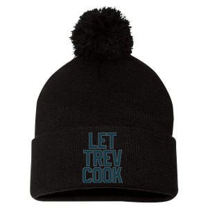 Let Trev Cook Pom Pom 12in Knit Beanie