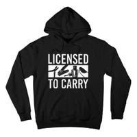 L.I.C.E.N.S.E.D To Carry Nail Supplies Nail Tech Tall Hoodie