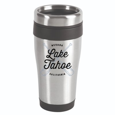 Lake Tahoe California Nevada Souvenir Gift Cool Vintage Gift 16oz Travel Tumbler