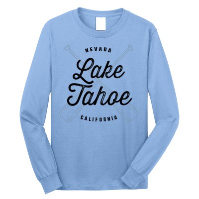Lake Tahoe California Nevada Souvenir Gift Cool Vintage Gift Long Sleeve Shirt