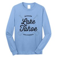 Lake Tahoe California Nevada Souvenir Gift Cool Vintage Gift Long Sleeve Shirt