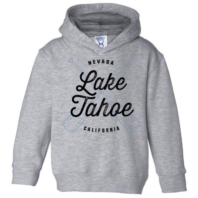 Lake Tahoe California Nevada Souvenir Gift Cool Vintage Gift Toddler Hoodie