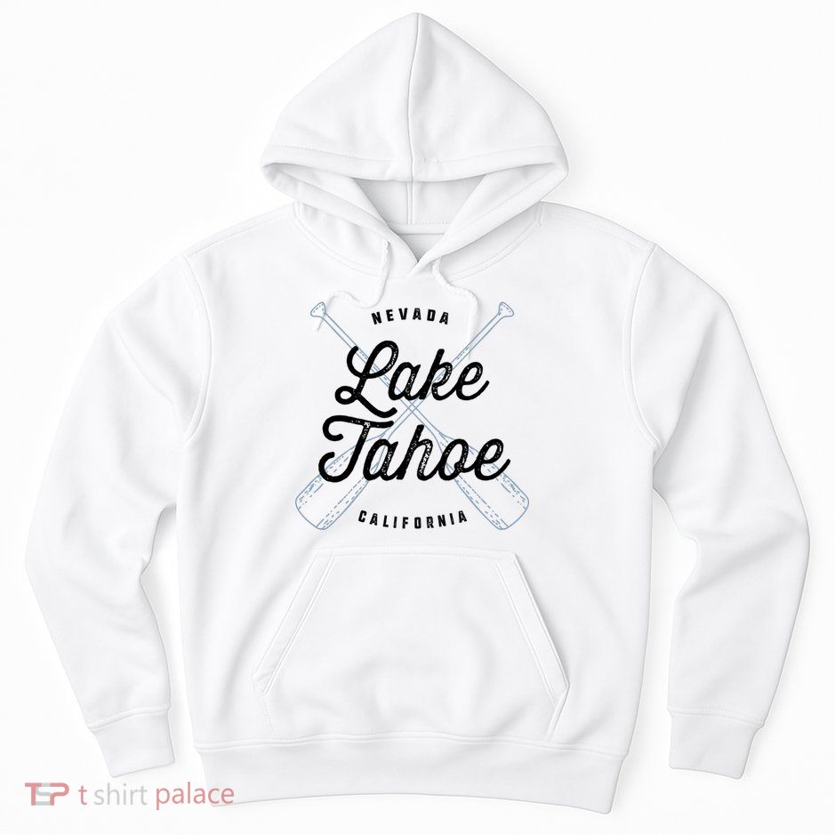 Lake Tahoe California Nevada Souvenir Gift Cool Vintage Gift Hoodie
