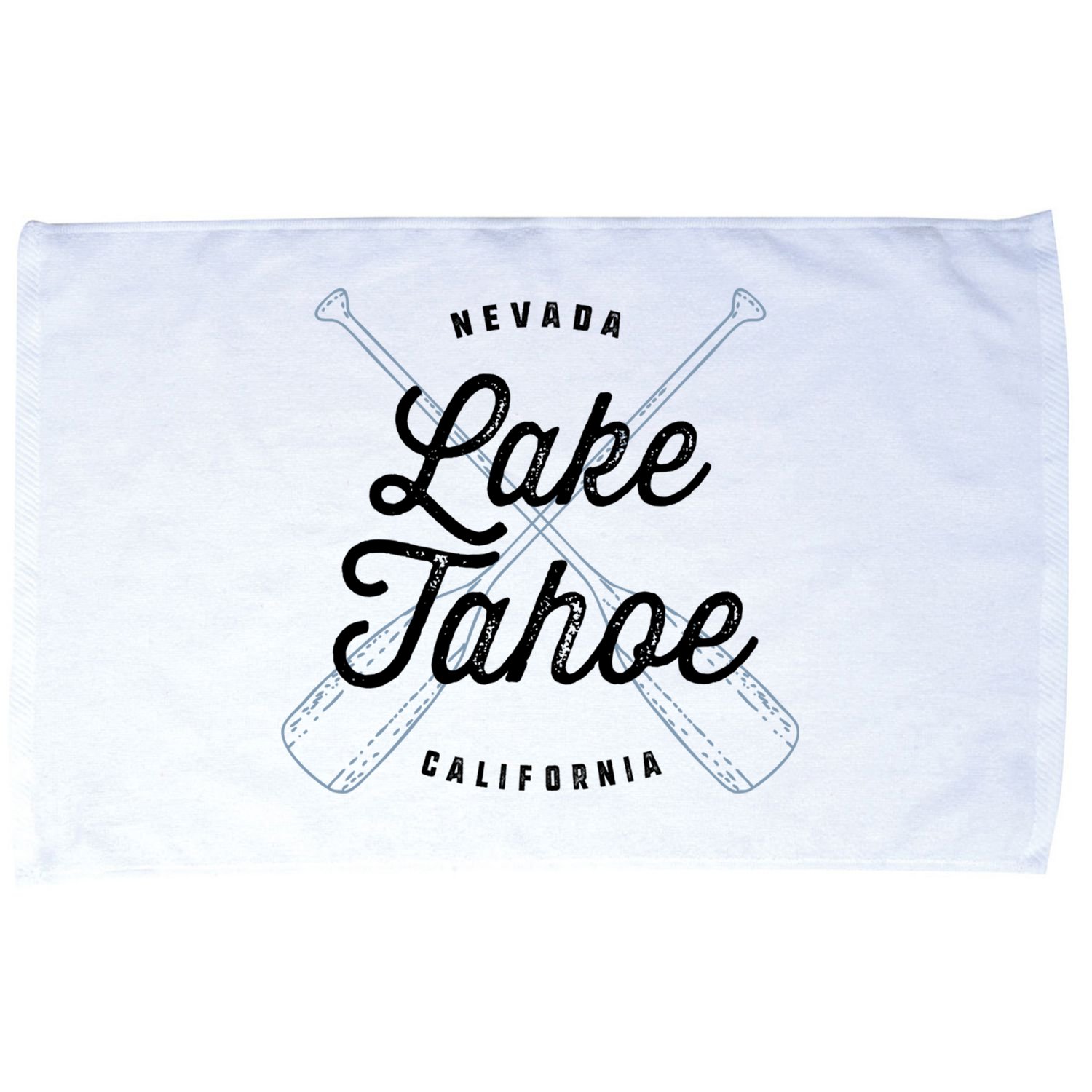 Lake Tahoe California Nevada Souvenir Gift Cool Vintage Gift Microfiber Hand Towel