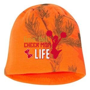 Livin That Cheer Mom Life Meaningful Gift Kati - Camo Knit Beanie