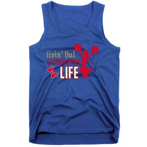 Livin That Cheer Mom Life Meaningful Gift Tank Top