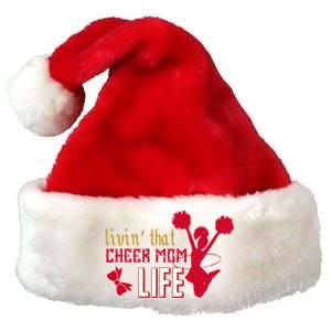 Livin That Cheer Mom Life Meaningful Gift Premium Christmas Santa Hat