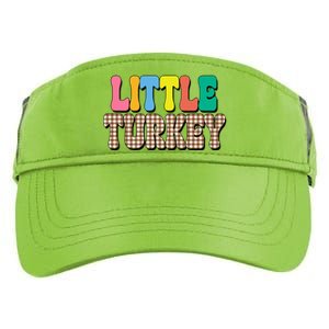 Little Turkey Cute Thanksgiving Colorful Adult Drive Performance Visor