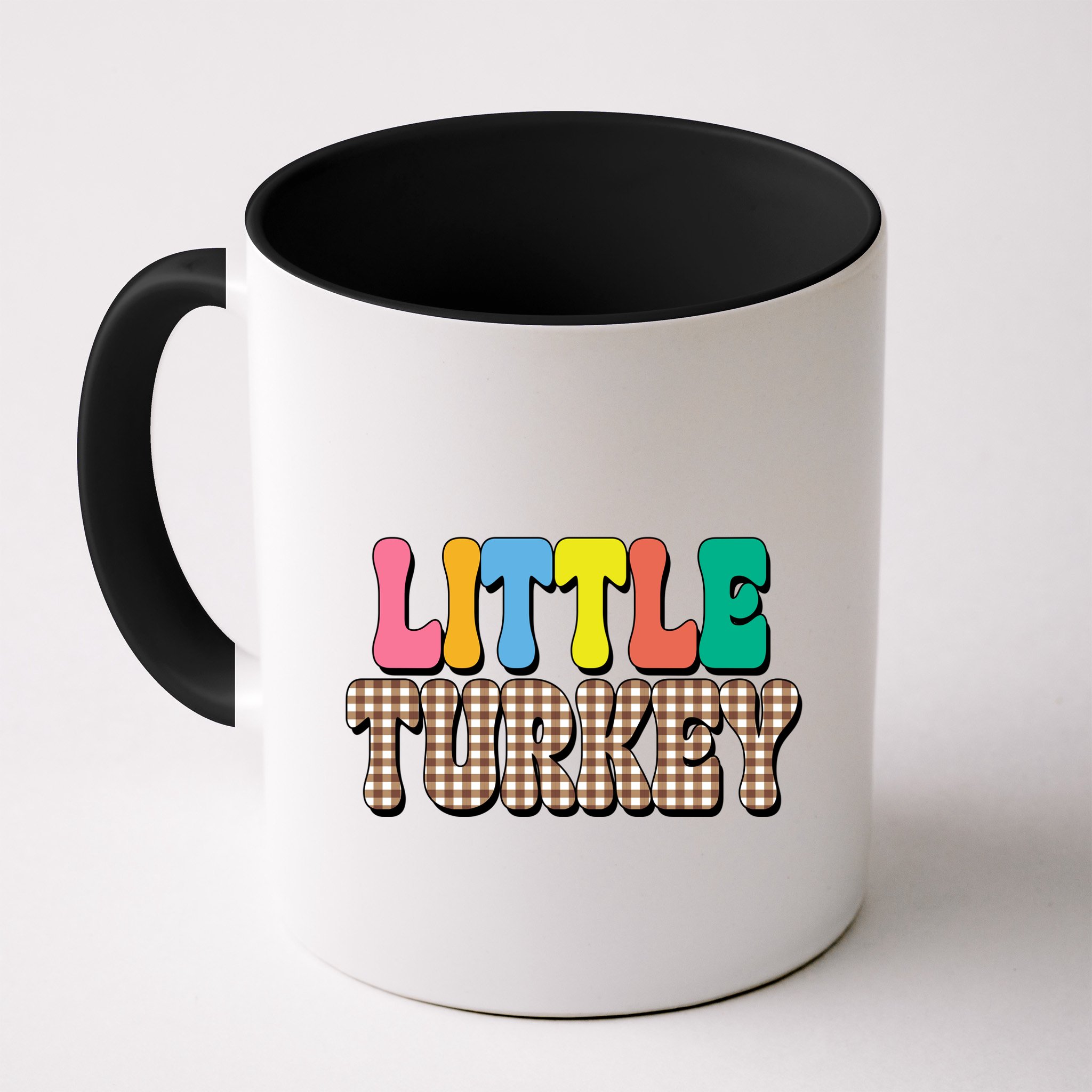 Little Turkey Cute Thanksgiving Colorful Mug