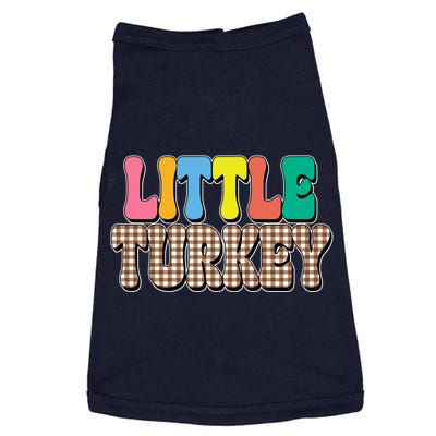 Little Turkey Cute Thanksgiving Colorful Doggie Tank