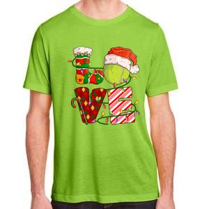 Love Tennis Christmas Tennis Player Xmas Party Gift Adult ChromaSoft Performance T-Shirt