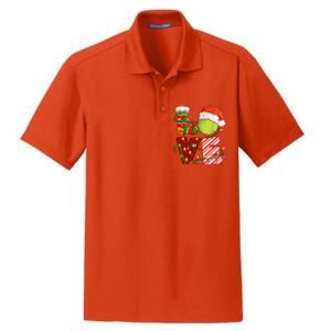 Love Tennis Christmas Tennis Player Xmas Party Gift Dry Zone Grid Polo