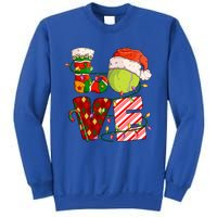 Love Tennis Christmas Tennis Player Xmas Party Gift Sweatshirt