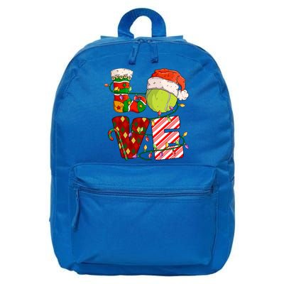 Love Tennis Christmas Tennis Player Xmas Party Gift 16 in Basic Backpack