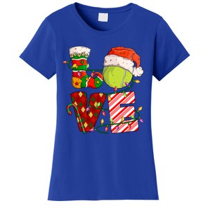 Love Tennis Christmas Tennis Player Xmas Party Gift Women's T-Shirt