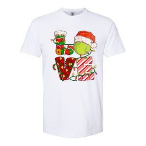 Love Tennis Christmas Tennis Player Xmas Party Gift Softstyle CVC T-Shirt