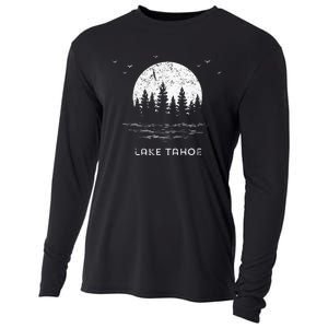 Lake Tahoe Californianevada Mountain Resort Moon Trees Cooling Performance Long Sleeve Crew