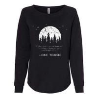 Lake Tahoe Californianevada Mountain Resort Moon Trees Womens California Wash Sweatshirt