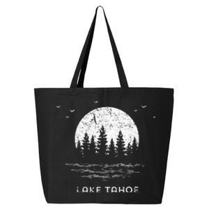 Lake Tahoe Californianevada Mountain Resort Moon Trees 25L Jumbo Tote