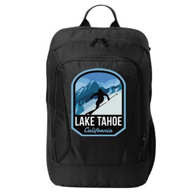 Lake Tahoe California Ski Mountain City Backpack