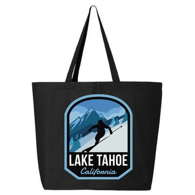 Lake Tahoe California Ski Mountain 25L Jumbo Tote