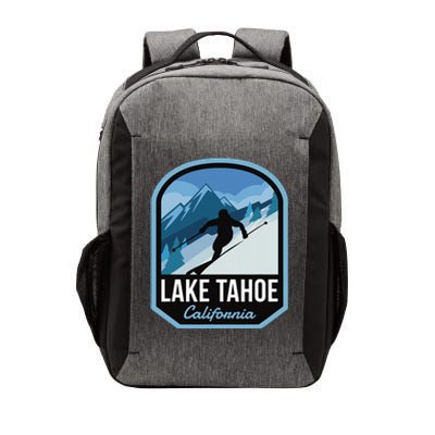 Lake Tahoe California Ski Mountain Vector Backpack