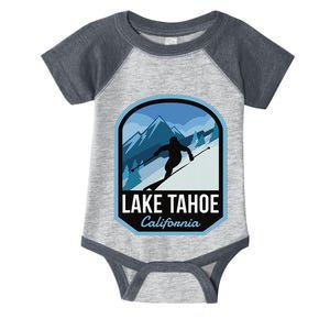 Lake Tahoe California Ski Mountain Infant Baby Jersey Bodysuit