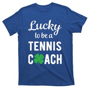 Lucky Tennis Coach Cute Funny Irish St Patricks Day Gift T-Shirt