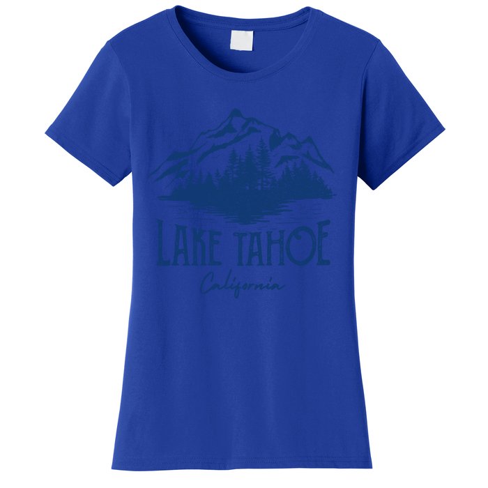 Lake Tahoe California Retro Mountain Vintage Gift Women's T-Shirt