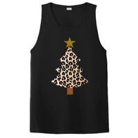 Leopard Tree Christmas Animal Lovers Xmas PosiCharge Competitor Tank