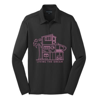 Living The Dream Silk Touch Performance Long Sleeve Polo