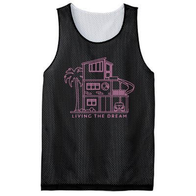 Living The Dream Mesh Reversible Basketball Jersey Tank