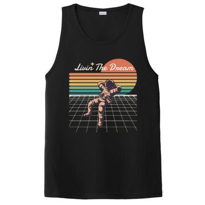 Livin The Dream Astronaut In Space PosiCharge Competitor Tank