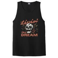 Livin The Dream Skull PosiCharge Competitor Tank