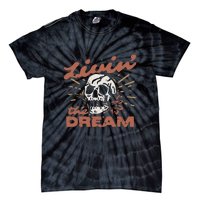 Livin The Dream Skull Tie-Dye T-Shirt