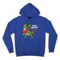 Lovesaurus Trex Dino Valentines Day Dinosaur Gift Hoodie