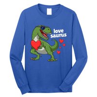 Lovesaurus Trex Dino Valentines Day Dinosaur Gift Long Sleeve Shirt