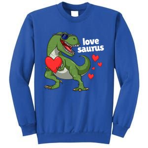 Lovesaurus Trex Dino Valentines Day Dinosaur Gift Sweatshirt