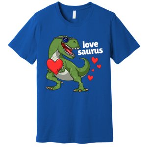 Lovesaurus Trex Dino Valentines Day Dinosaur Gift Premium T-Shirt